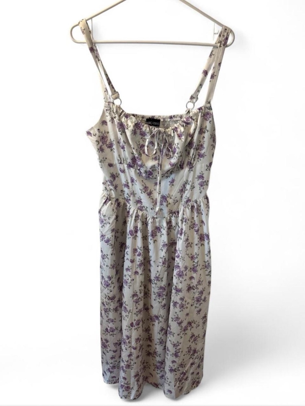 Scarlet Darkness Hottest Milkmaid Summer Floral Corset Dress Coquette Fairy - Picture 2 of 4